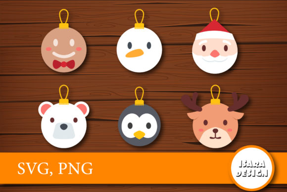 Christmas Bauble Balls for Winter Theme Illustrations
