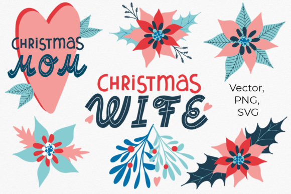 Christmas Clipart Set for Digital Selling