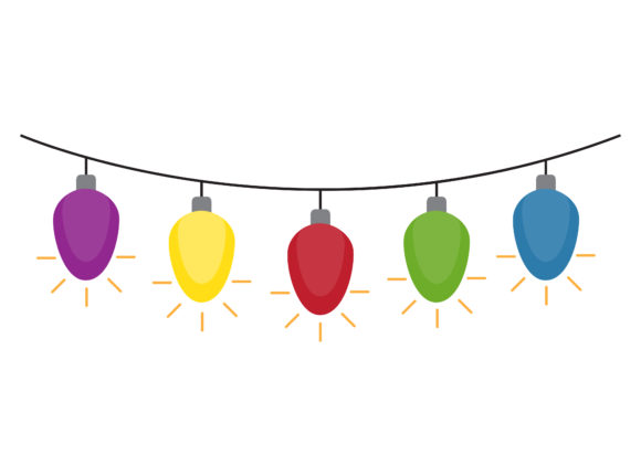 Christmas Lights Vector Illustration