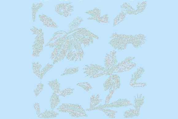 Christmas Pattern with Glitter