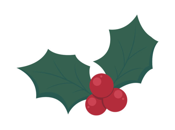 Mistletoe Christmas Vector Illustration